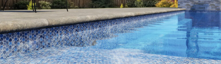 Esagono Mosaic vinyl liner design from Poolside by CGT