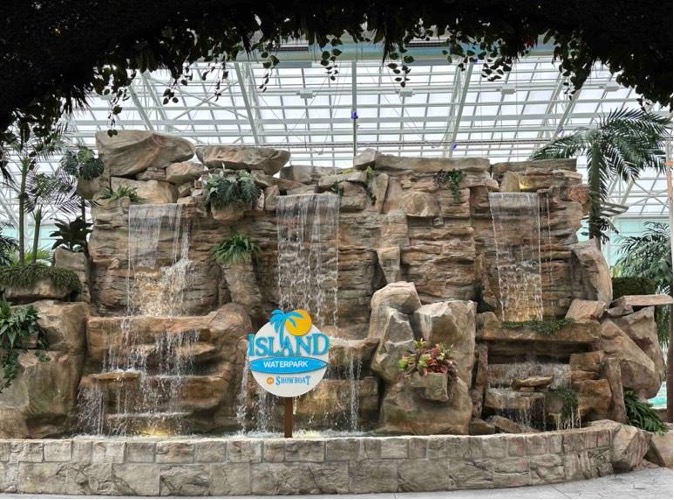 Rico Rock Installs Water Feature at Newly Opened Island Waterpark